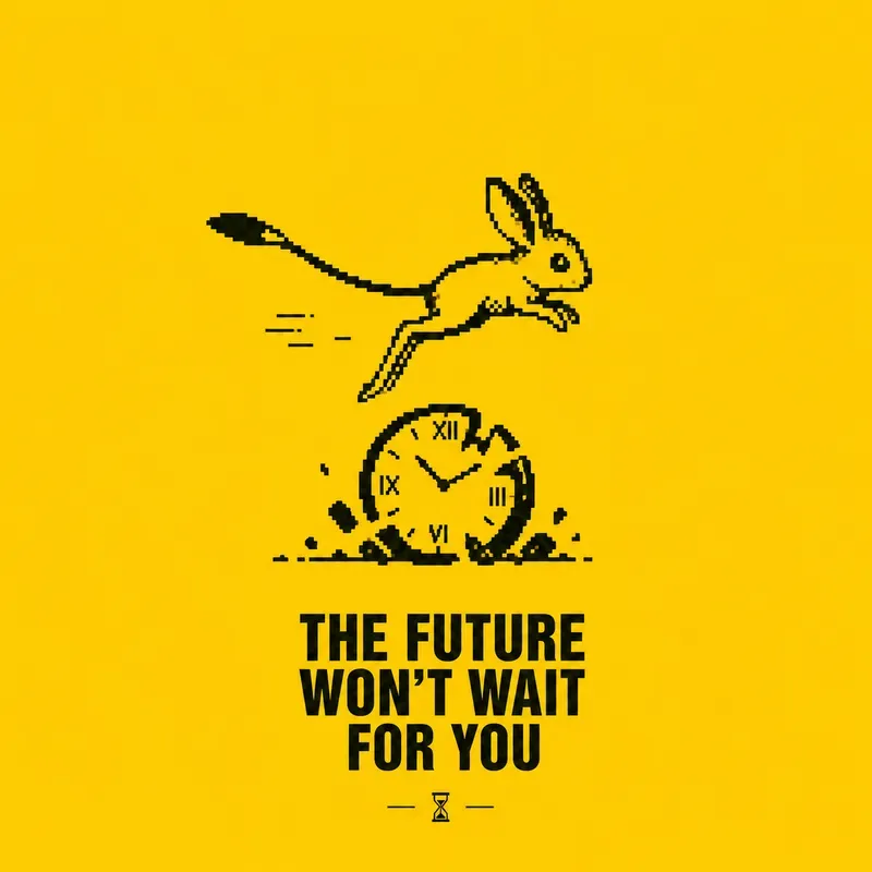 Minimal Pixel Metaphor Marketing Posters