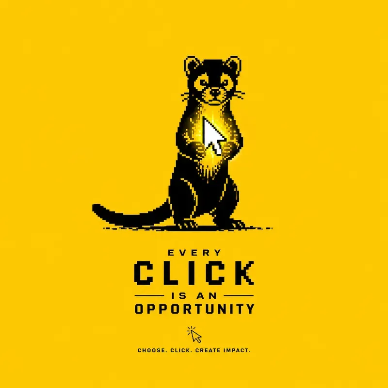 Minimal Pixel Metaphor Marketing Posters