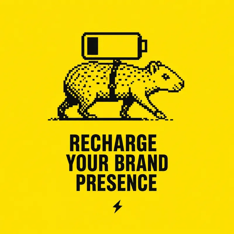 Minimal Pixel Metaphor Marketing Posters