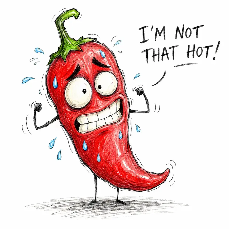 Funny Food Character Sketches