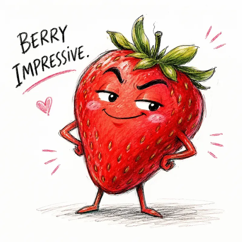 Funny Food Character Sketches