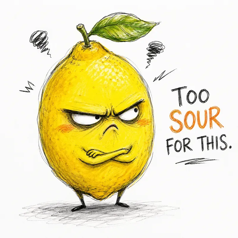 Funny Food Character Sketches