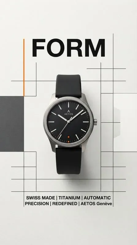 Swiss Minimalist Typography Product Posts