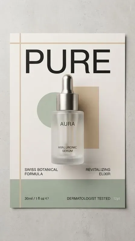 Swiss Minimalist Typography Product Posts