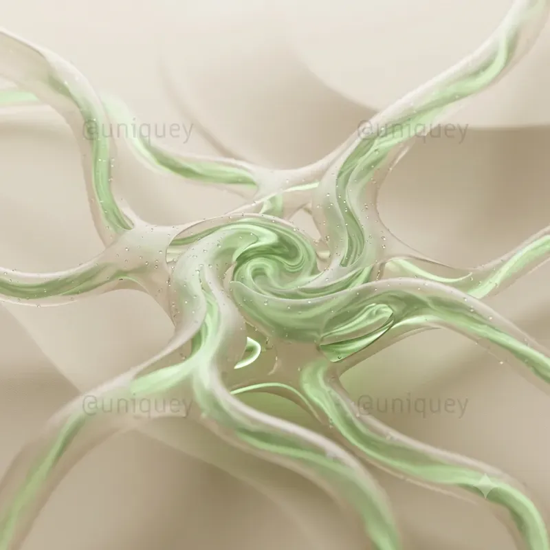 Kinetic Fluid Data Abstract 3D Visuals