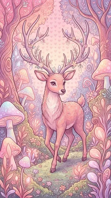 Pink Girly World Art Aesthetics