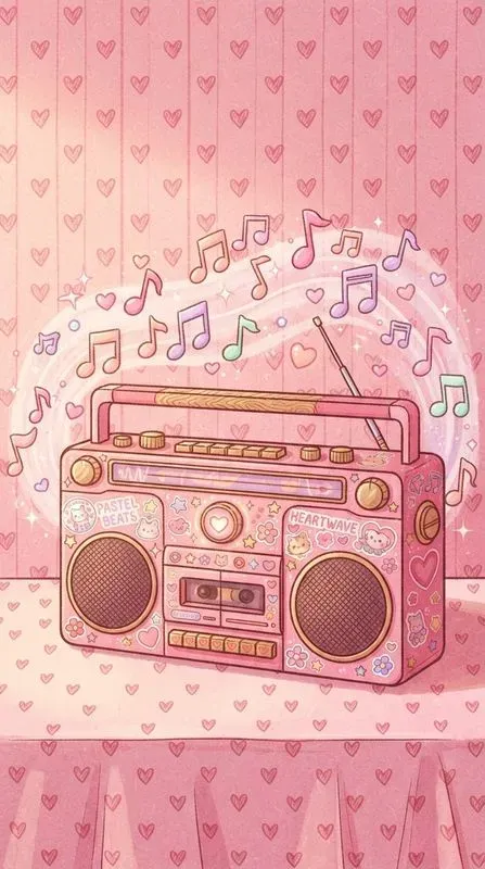 Pink Girly World Art Aesthetics