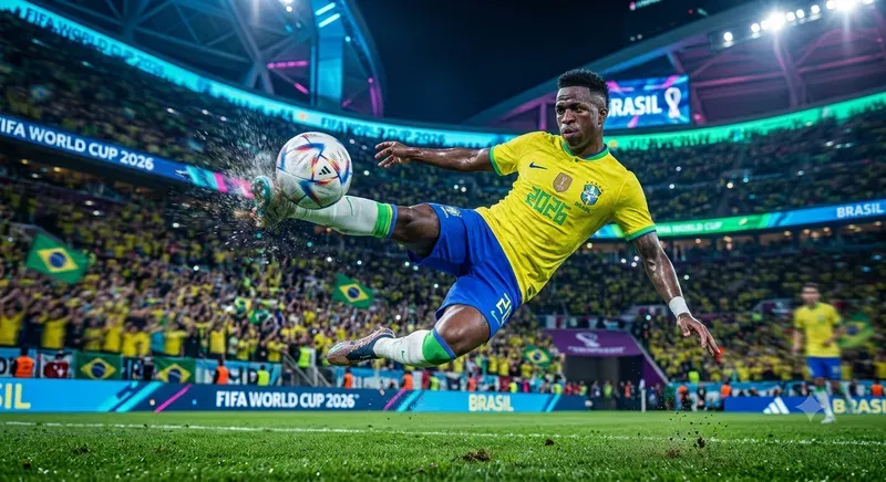 Fifa 2026 Hyperreal Neon Action Shots