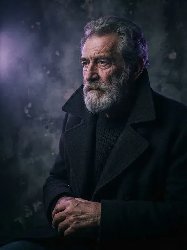 Cinematic Dualcolor Studio Portraits