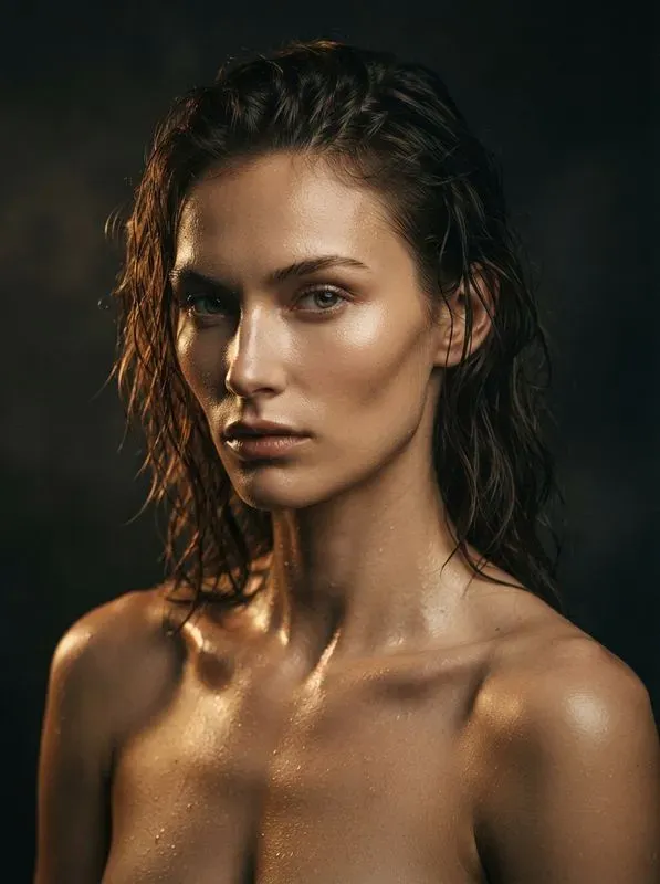 Cinematic Dualcolor Studio Portraits