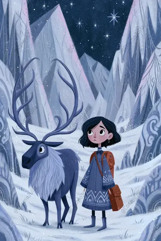 Winter Fairytale Kids Illustrations