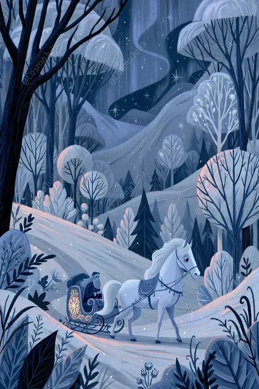 Winter Fairytale Kids Illustrations
