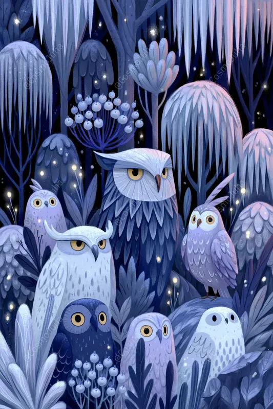 Winter Fairytale Kids Illustrations