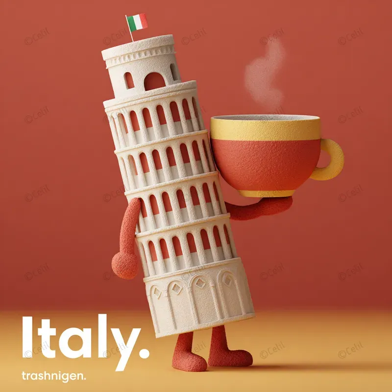3D Kawaii Travel Icons