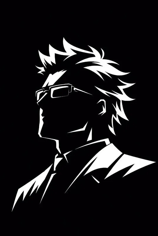 Minimalist White Line Portraits