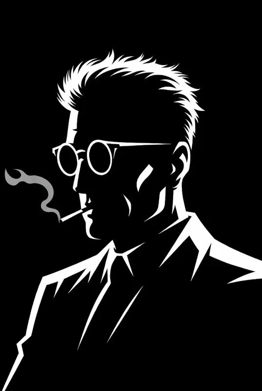 Minimalist White Line Portraits