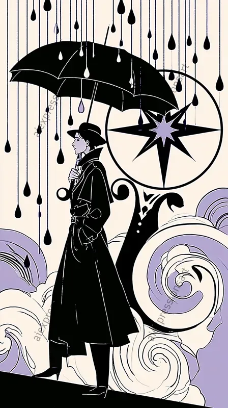 Elegant Art Deco Noir Book Covers