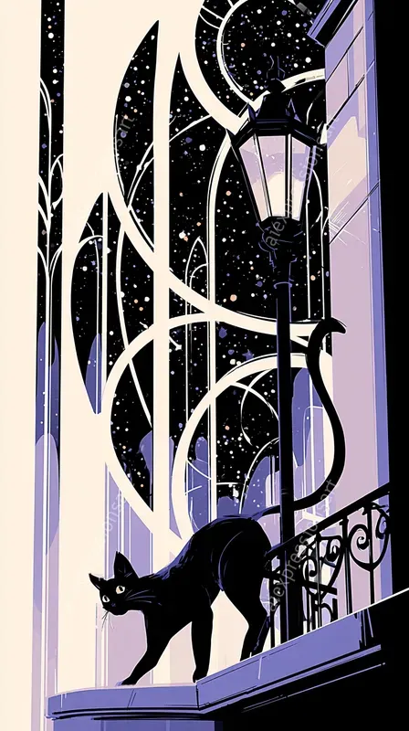 Elegant Art Deco Noir Book Covers
