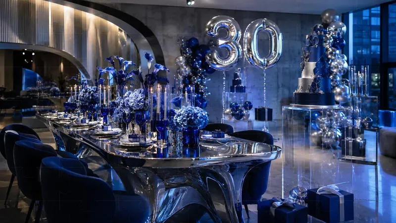 Birthday Party Decor Table Scenes