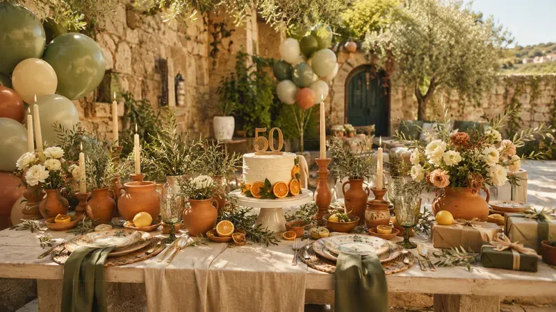 Birthday Party Decor Table Scenes