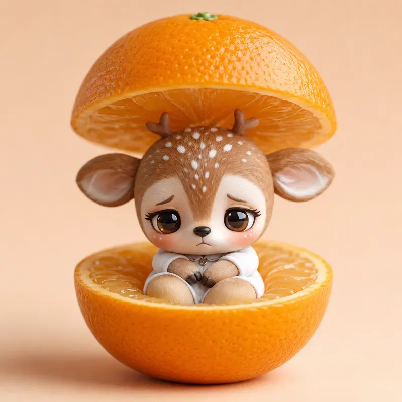 Sad Fruit Cradle Animals