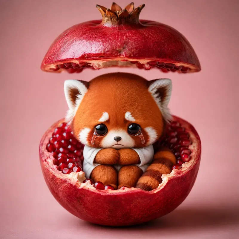 Sad Fruit Cradle Animals