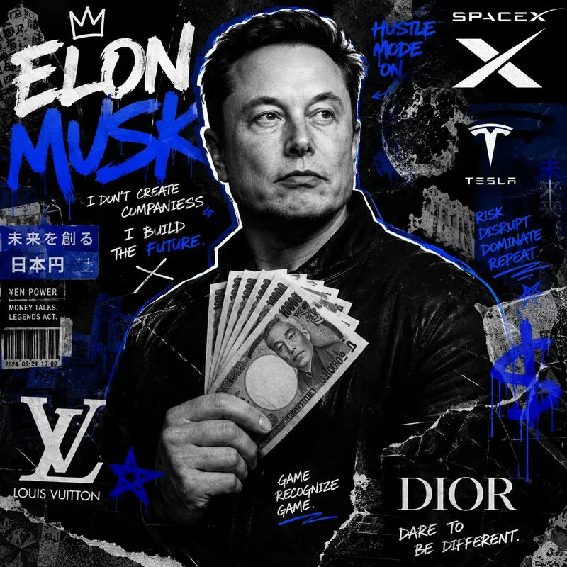 Luxury Streetwear Celebrity Money Posters