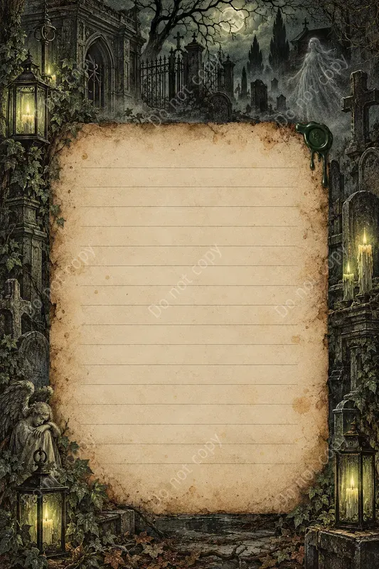 Gothic Ghost Story Journal Pages