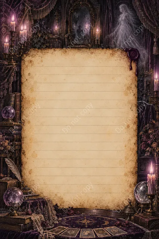 Gothic Ghost Story Journal Pages