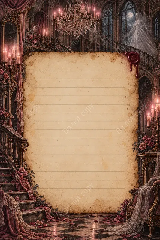 Gothic Ghost Story Journal Pages