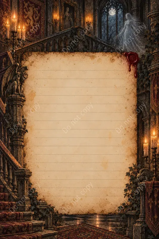 Gothic Ghost Story Journal Pages