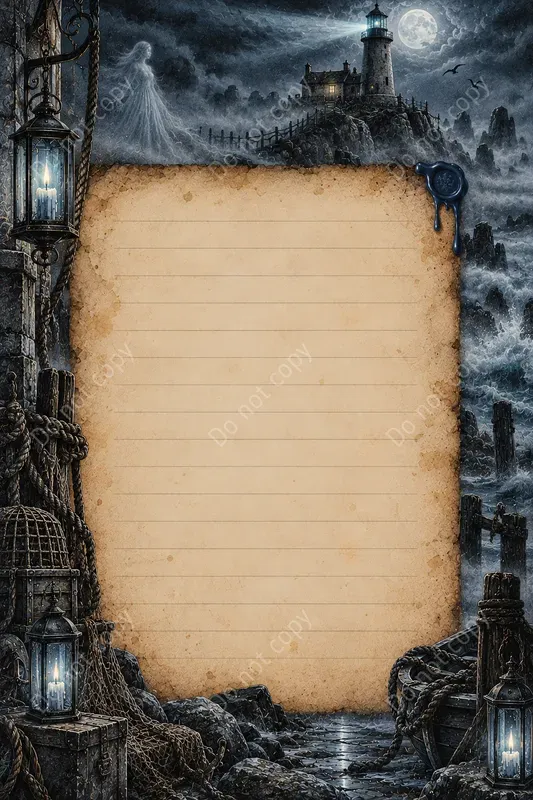 Gothic Ghost Story Journal Pages