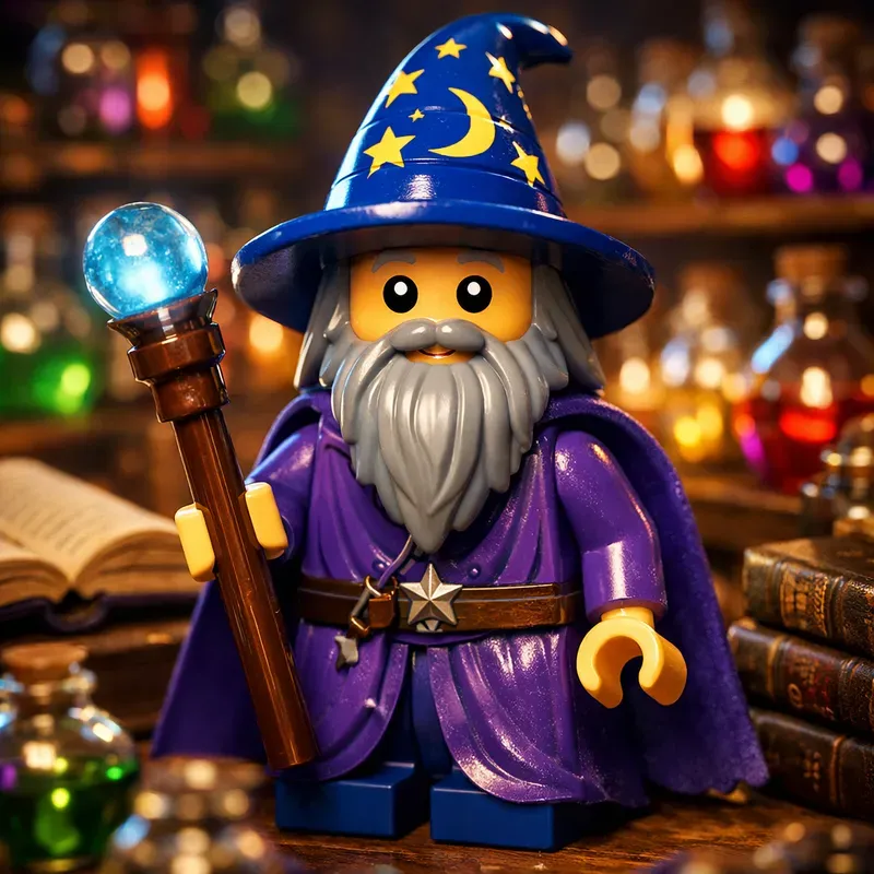 Cinematic 3D Minifigure Portraits