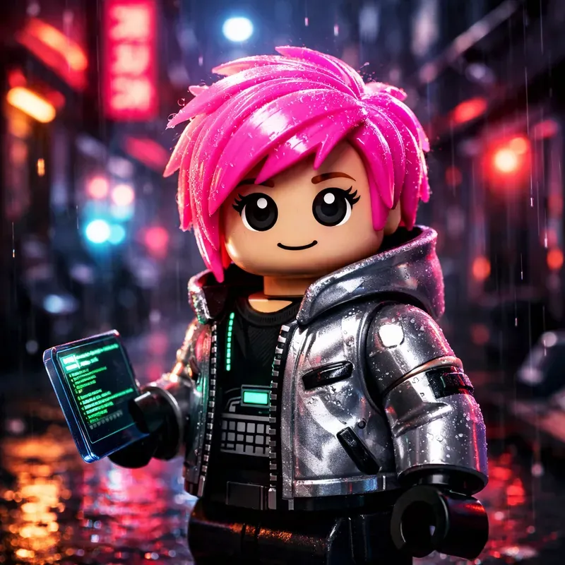 Cinematic 3D Minifigure Portraits