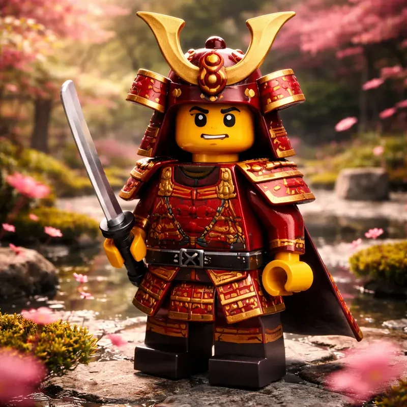 Cinematic 3D Minifigure Portraits