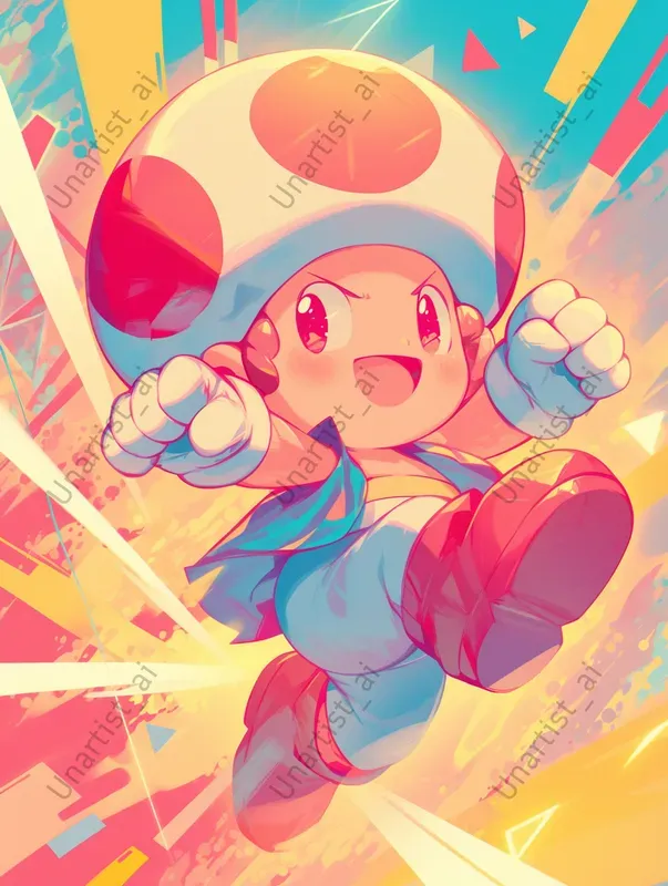 Retro Futurism Nintendo Characters
