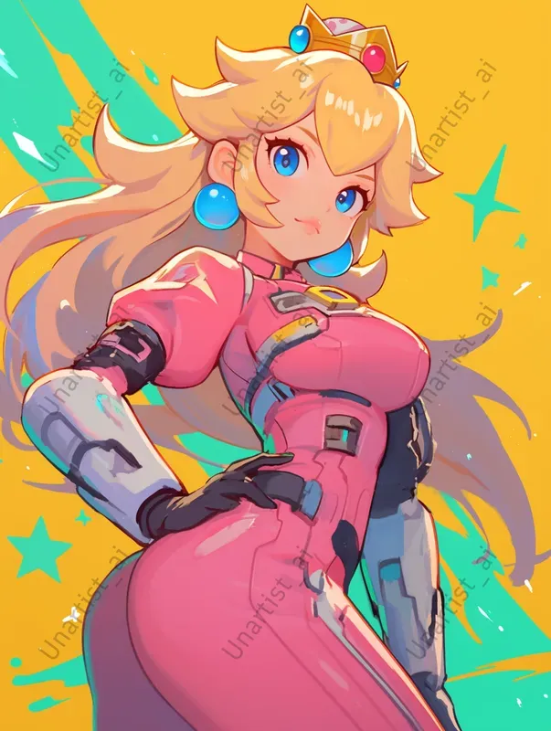 Retro Futurism Nintendo Characters
