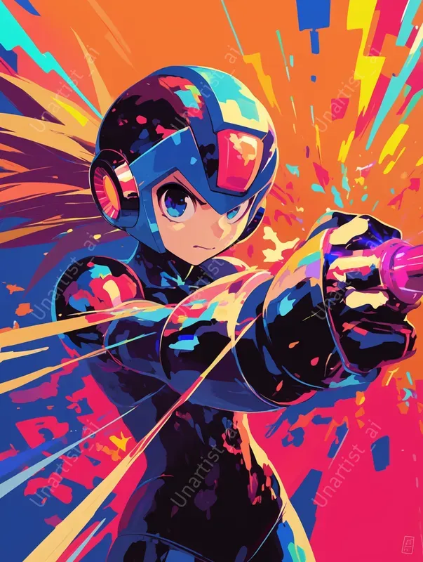 Retro Futurism Nintendo Characters