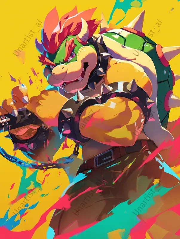 Retro Futurism Nintendo Characters