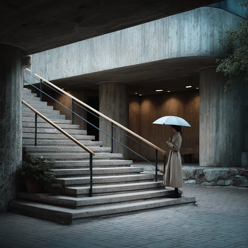 Brutalist Architecture Meets Fashion