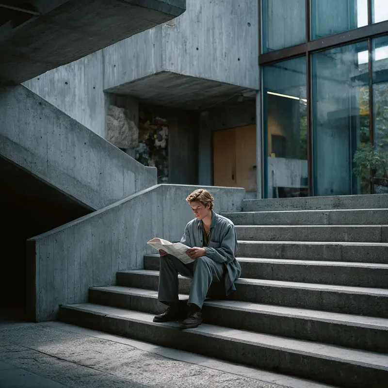 Brutalist Architecture Meets Fashion