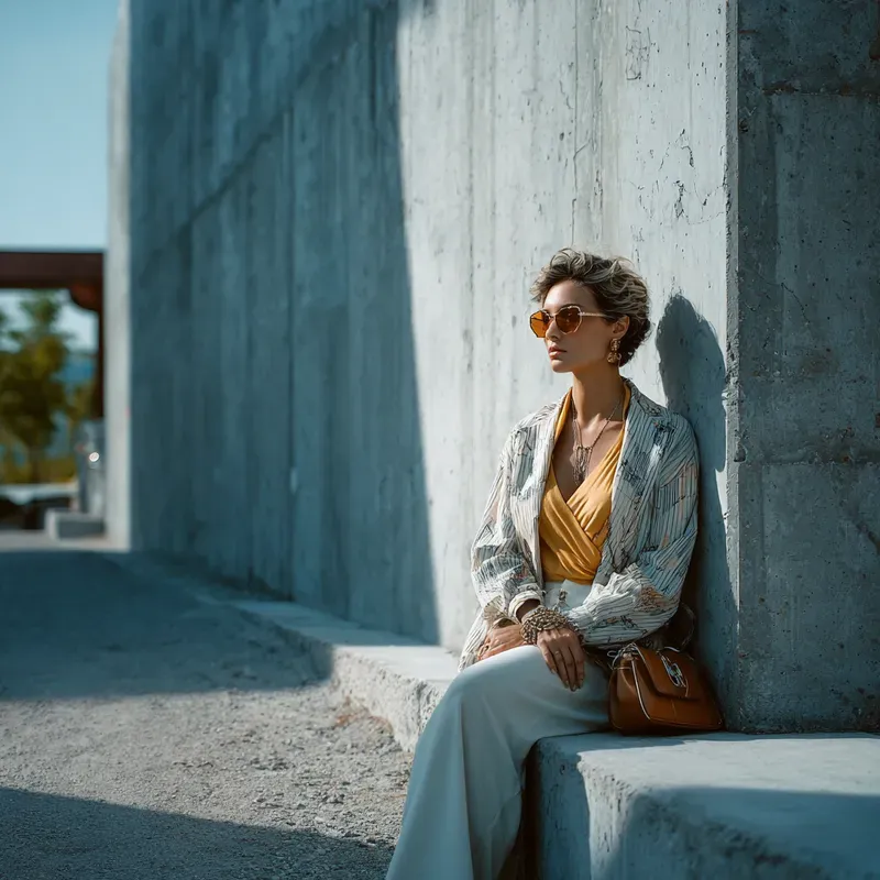 Brutalist Architecture Meets Fashion