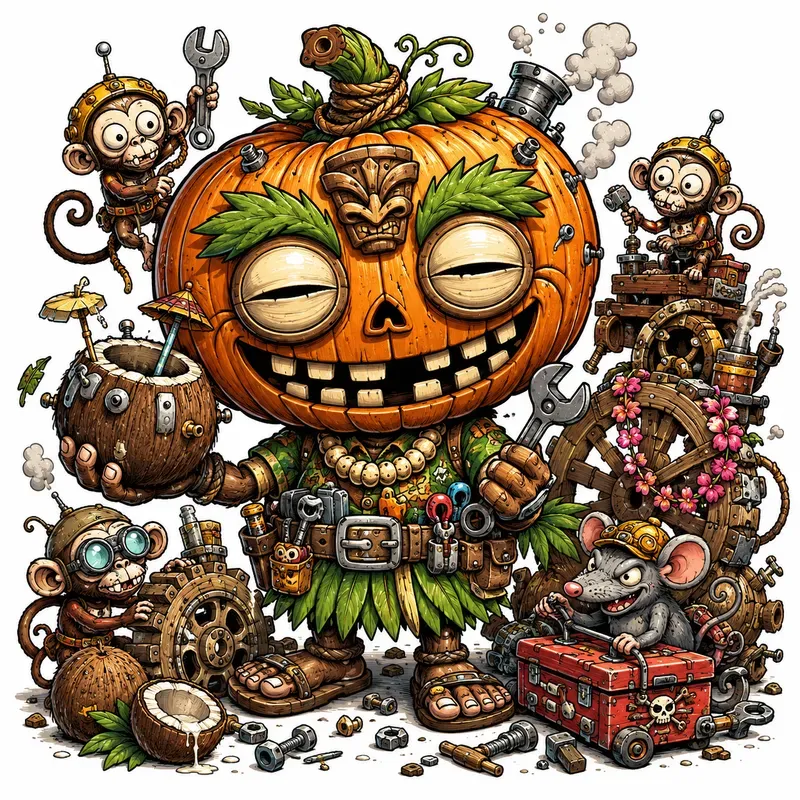 Whimsical Monster Mischiefs
