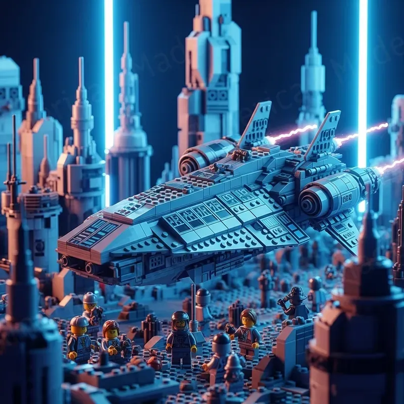 Cinematic Lego Landscapes