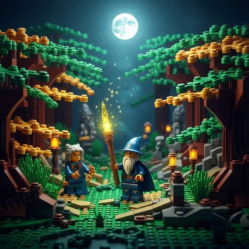 Cinematic Lego Landscapes