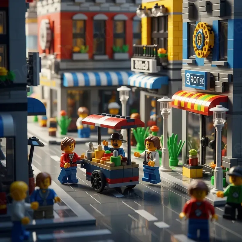 Cinematic Lego Landscapes