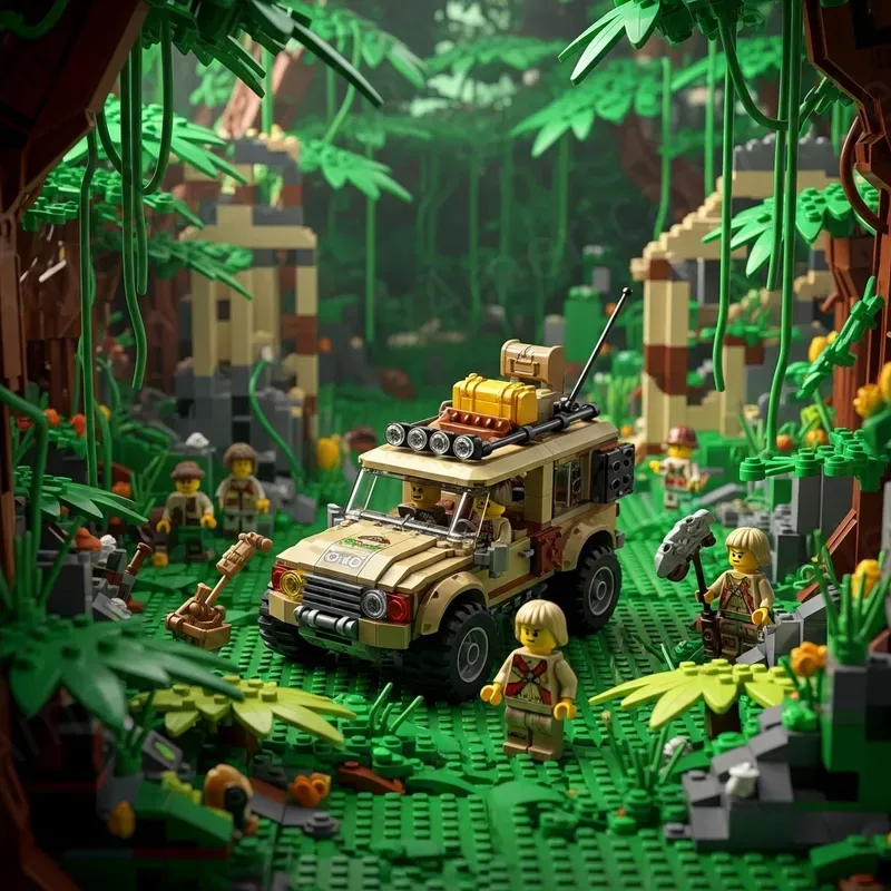Cinematic Lego Landscapes