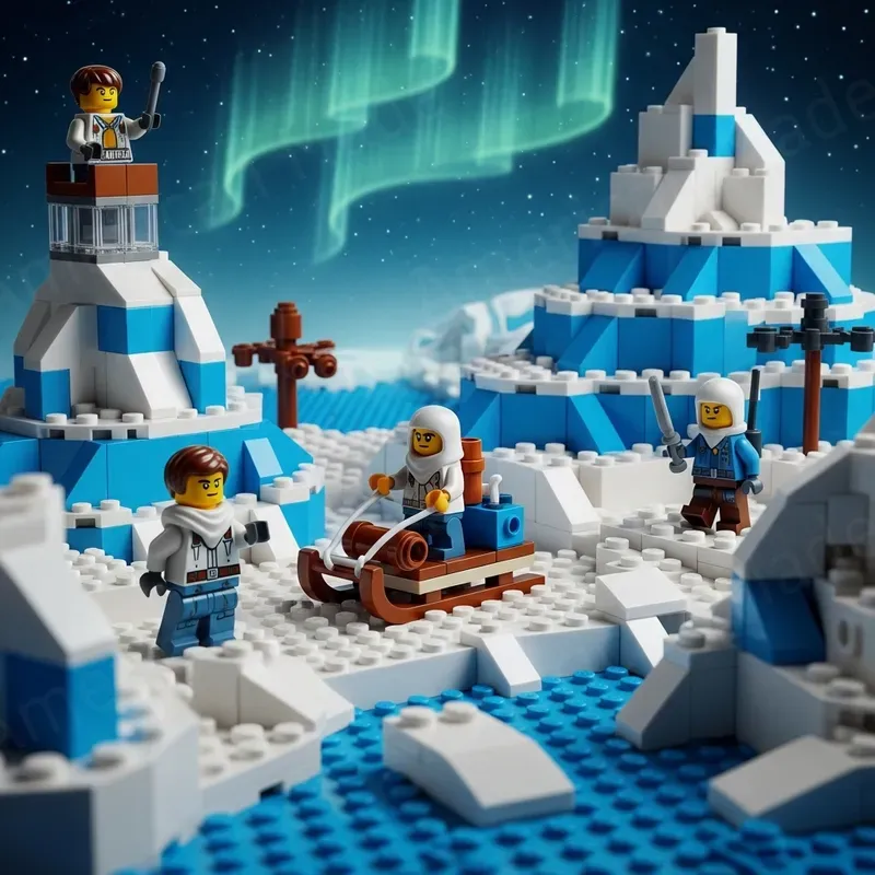 Cinematic Lego Landscapes