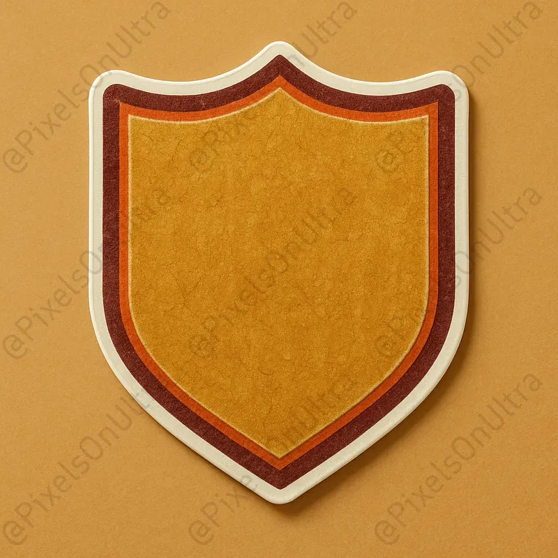 Retro Varsity Glossy Sticker Symbols
