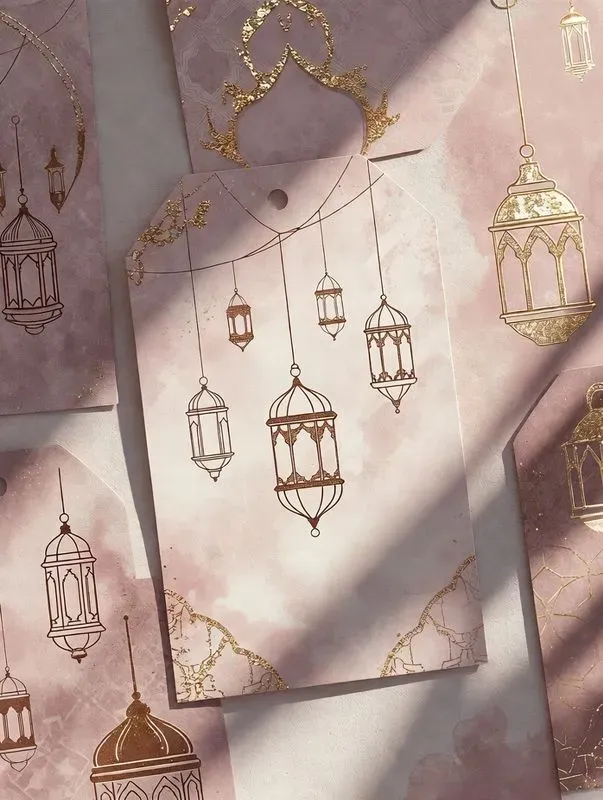 Ramadan Chic Minimalist Journal Tags